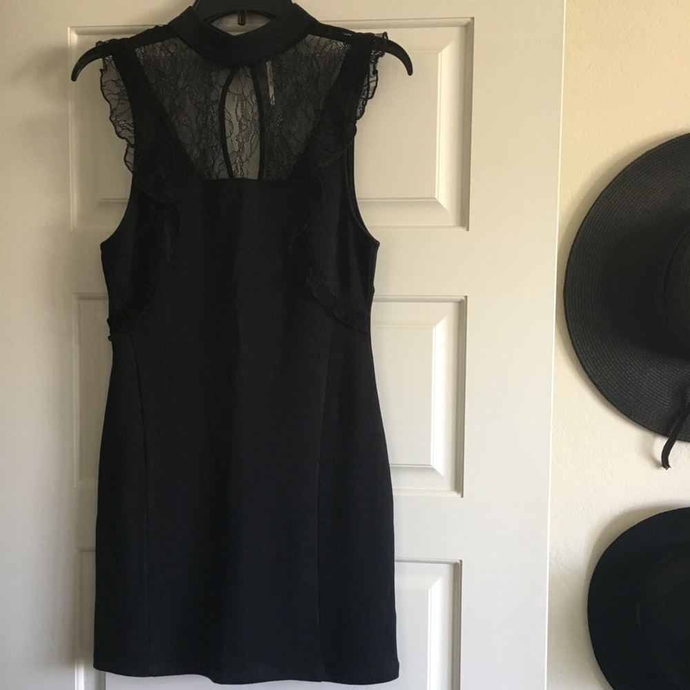 Free People Black Mini Dress LBD